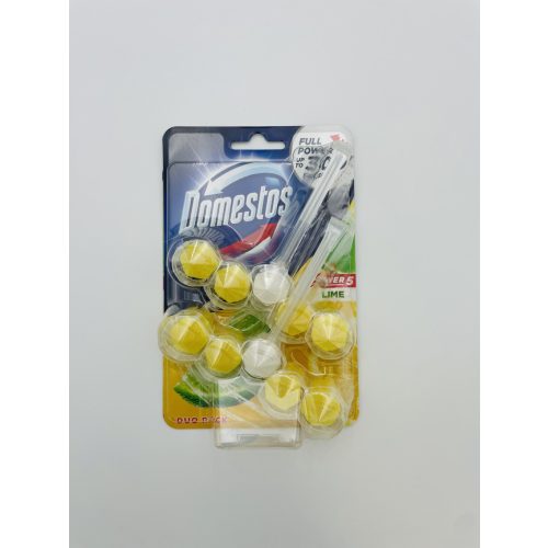 Domestos toilet freshener 2x55 g Power 5 Lime