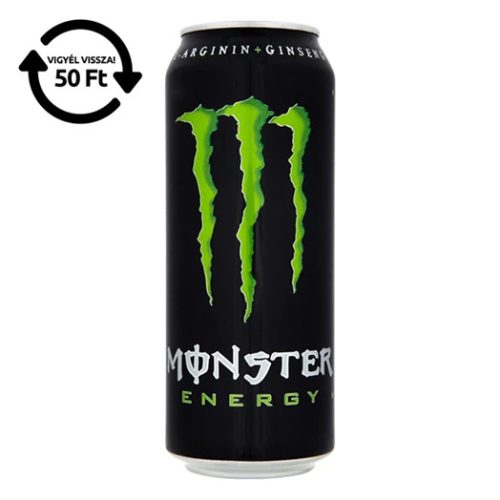  COCA Monster Energy zöld 0,5l CAN - DRS