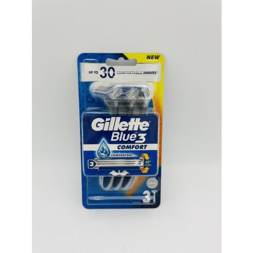 Gillette eldobható borotva 3 db Blue 3 Comfort 