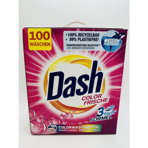 Dash mosópor dobozos 100 mosás 6 kg Color Fresh