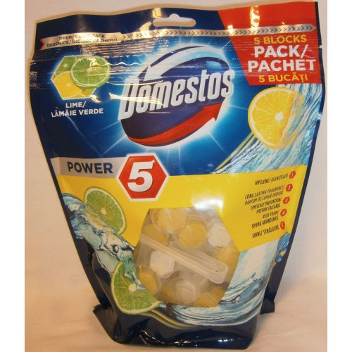 Domestos wc illatosító 5x55 g Power 5 Lime