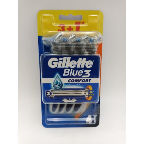 Gillette eldobható borotva 4 db Blue 3 Comfort