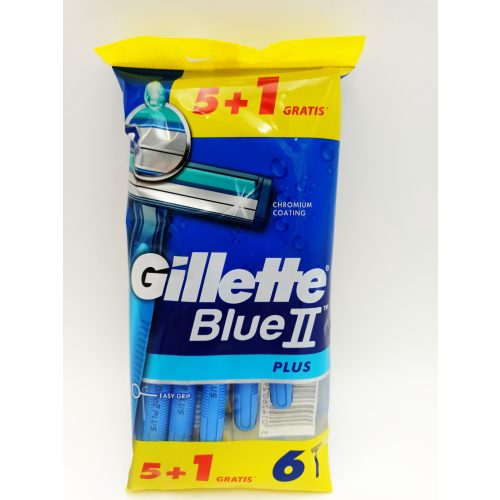 Gillette eldobható borotva 6 db Blue II Plus 