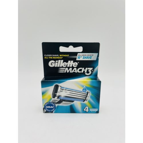 Gillette borotvabetét 4 db Mach3