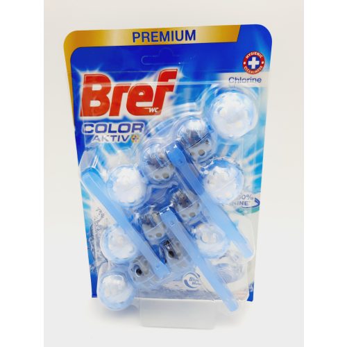 Bref wc illatosító 3x50 g Blue Aktiv Chlorine