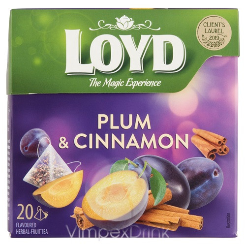 Loyd Piramis tea Szilva-Fahéj 20*2g