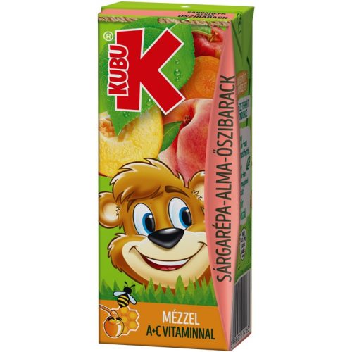  Kubu sárgarépa-alma-őszibar. mézzel 0,2l