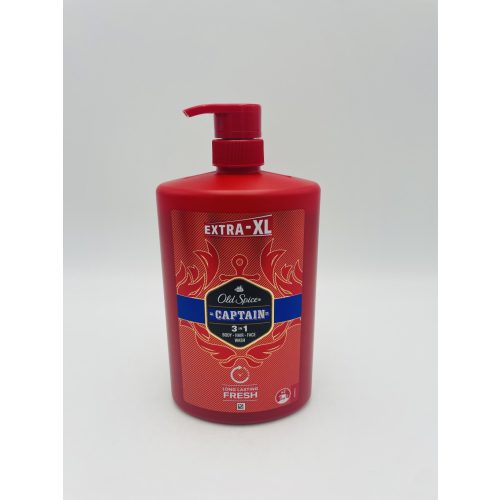 Old Spice tusfürdő pumpás 1 l Captain 3in1