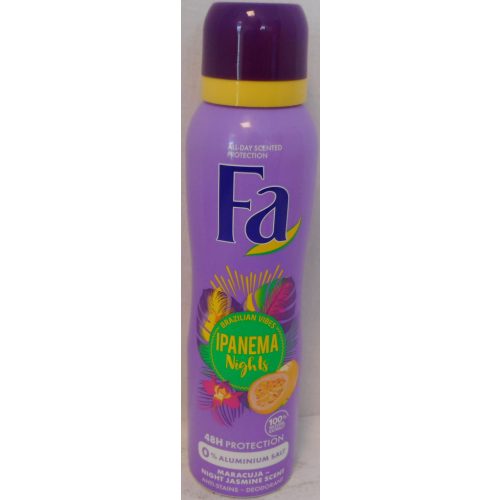 Fa dezodor 150 ml Ipanema Nights 0% Aluminium