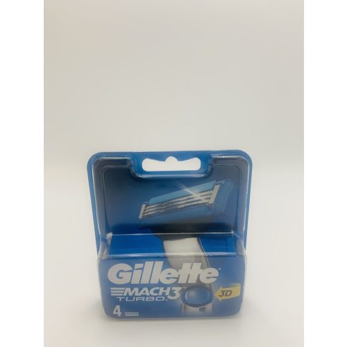 Gillette borotvabetét 4 db Mach3 Turbo 