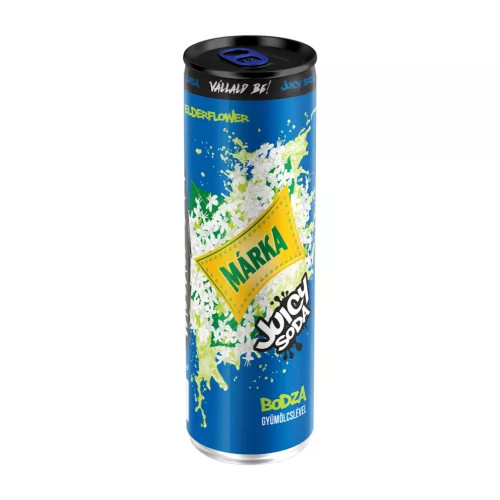 MÁRKA Juicy SODA Bodza 0,25L CAN-DRS