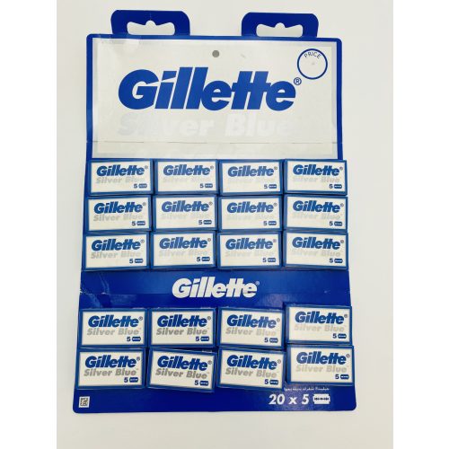 Gillette borotvapenge 20x5 db Silver Blue