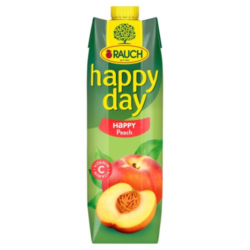  Rauch Happy Day Family Őszibarack 35% 1l TETRA /12/