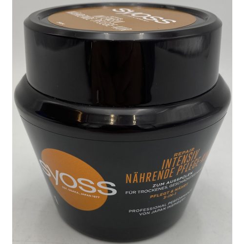 Syoss hajmaszk tégelyes 300 ml 3in1 Intensive Repair