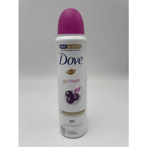 Dove dezodor 150 ml Go Fresh Acai Berry&Waterlily Scent 0% Alcohol