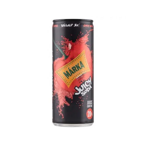 MÁRKA Juicy SODA Meggy 0,25l CAN-DRS