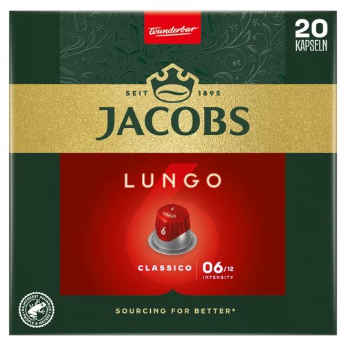  Jacobs NCC Lungo 6 classico kapszula 20db 104g