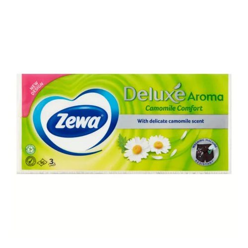 Zewa zsebkendő 3 rétegű 90 db Deluxe Camomile