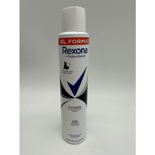 Rexona dezodor 200 ml Invisible Black&White