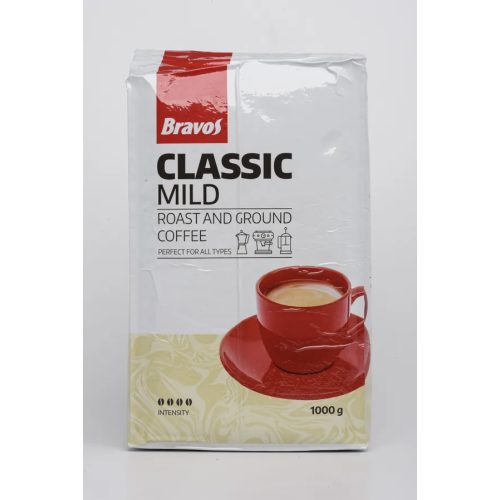  Bravos Classic Mild őrölt vak. kávé 1kg /10/