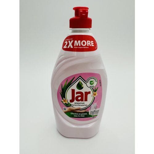 Jar folyékony mosogatószer 450 ml Sensitive Aloe Vera&Pink Jasmine