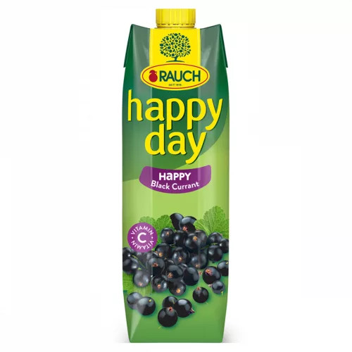  Rauch Happy Day Family Feketeribizli 35% 1l TETRA /12/