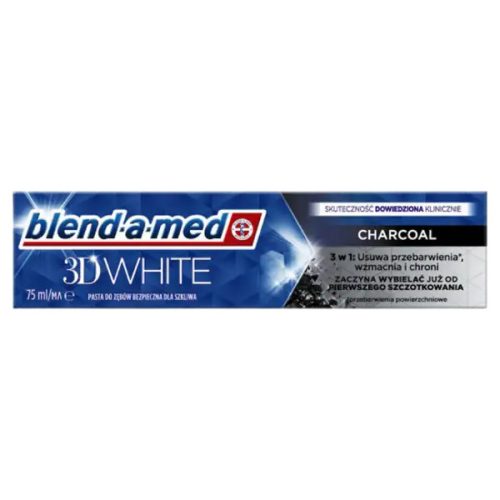 Blend A Med fogkrém 75 ml 3D White Luxe Charcoal