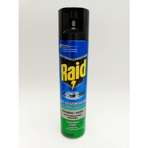 Raid légy és szúnyogirtó spray 400 ml Eukaliptusz