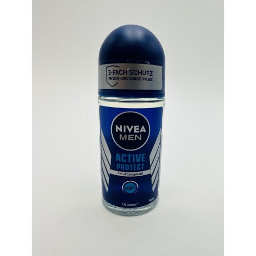 Nivea roll-on férfi 50 ml Active protect 0% Alcohol