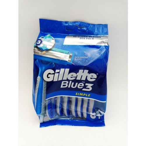 Gillette eldobható borotva 8 db Blue 3 Simple 