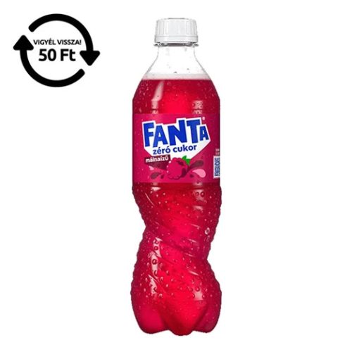 COCA Fanta málna zero 0,5l PET - DRS