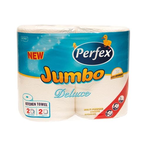 Perfex papírtörlő 2 rétegű 2 db Deluxe Jumbo