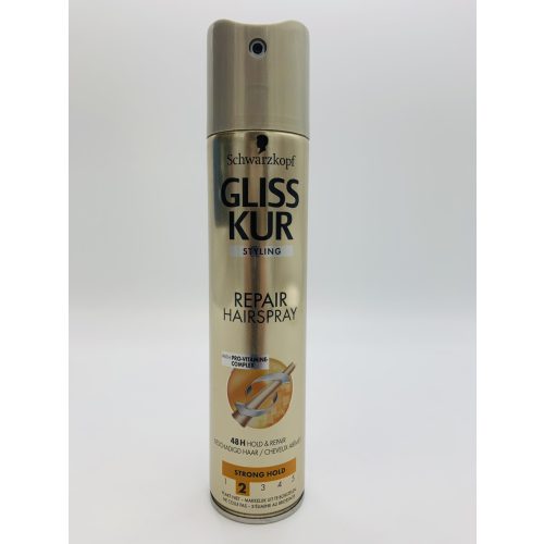 Gliss Kur hajlakk 250 ml Repair Strong Hold 2