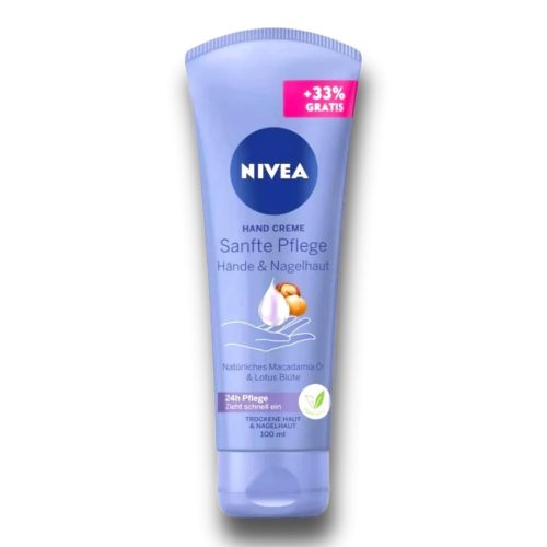 Nivea kézkrém 100 ml Smooth Care/Sanfte Pflege Macadamia oil&Lotus