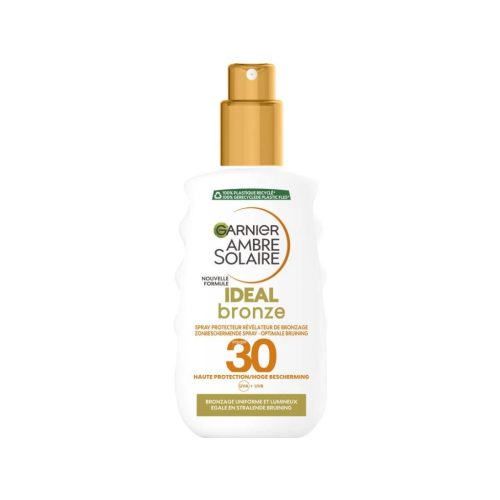 Garnier Ambre Solaire naptej pumpás FF 30 200 ml Ideal Bronze