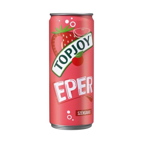  Topjoy Szénsavas Eper CAN 0,33l /12/ DRS