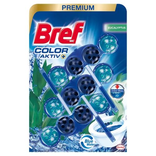 Bref wc frissítő 3x50g Blue aktív - Eucalyptus