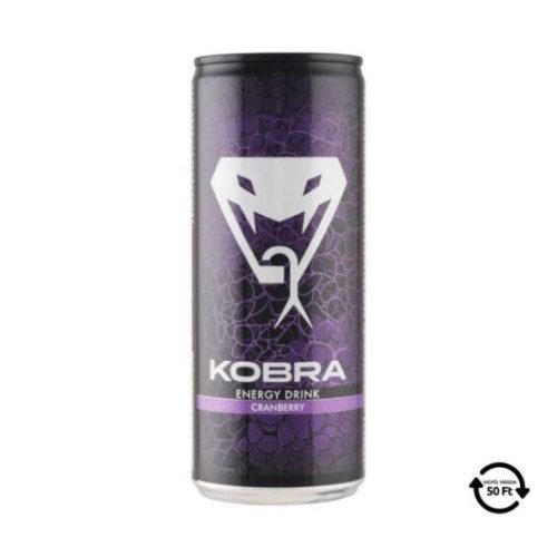 Kobra Energy Áfonyás széns.it 0,25L DRS