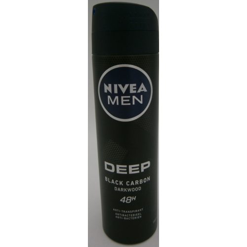 Nivea dezodor férfi 150 ml Deep Black Carbon Darkwood