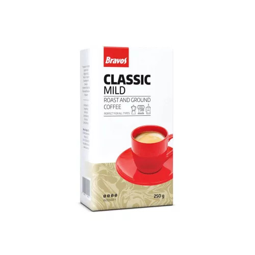  Bravos Classic Mild őrölt vak. kávé 250g /12/