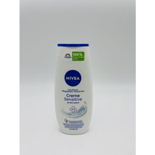 Nivea tusfürdő 250 ml Cream Sensitive 