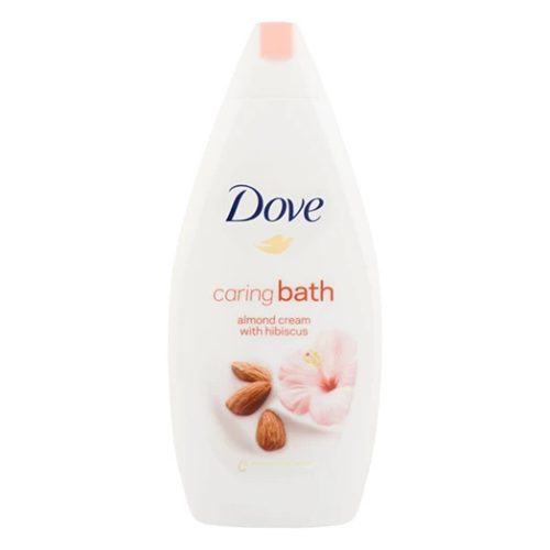 Dove tusfürdő 500 ml Caring Bath Almond Cream with Hibiscus