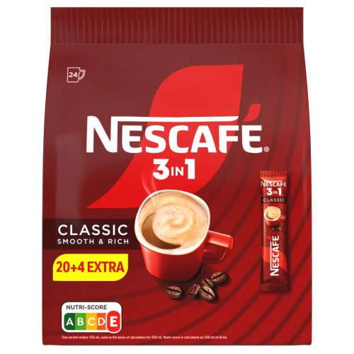  NESCAFÉ 3in1 Classic 20+4 tasak 24x16,5g