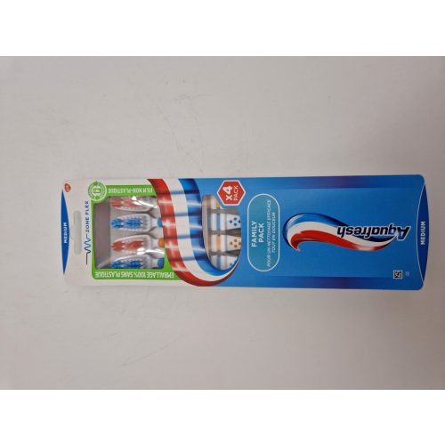 Aquafresh fogkefe quatro pack Familial Medium