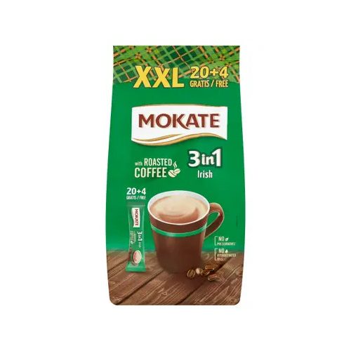 Mokate instant kávé 3in1 XXL Irish 20*17g+4db gratis új