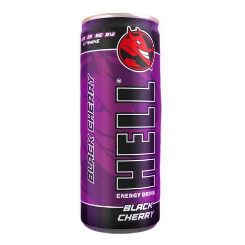 HELL energiaital Black Cherry 0,25l - DRS