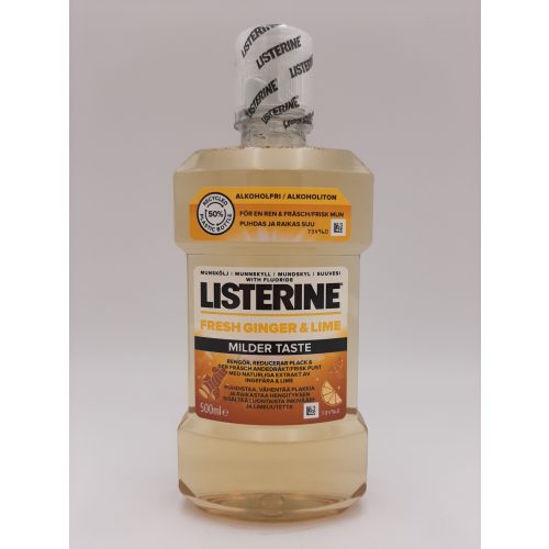 Listerine szájvíz 500 ml Fresh Ginger&Lime