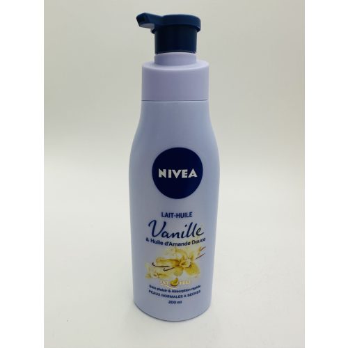 Nivea testápoló pumpás olajos 200 ml Vanilla