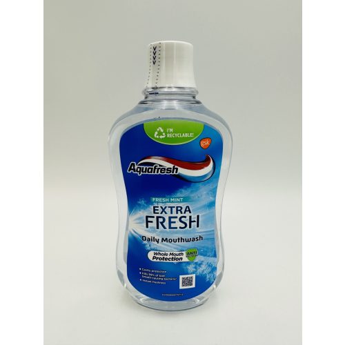 Aquafresh szájvíz 500 ml Extra Fresh Daily Fresh Mint