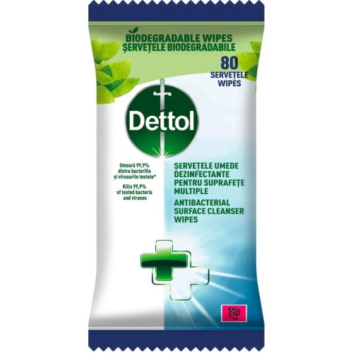 Dettol törlőkendő 80 db Multi-purpose/Antibacterial